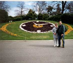 Flower Clock at Jardin Anglais - Geneva