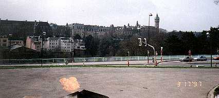 Luxembourg - from eternal flame looking west