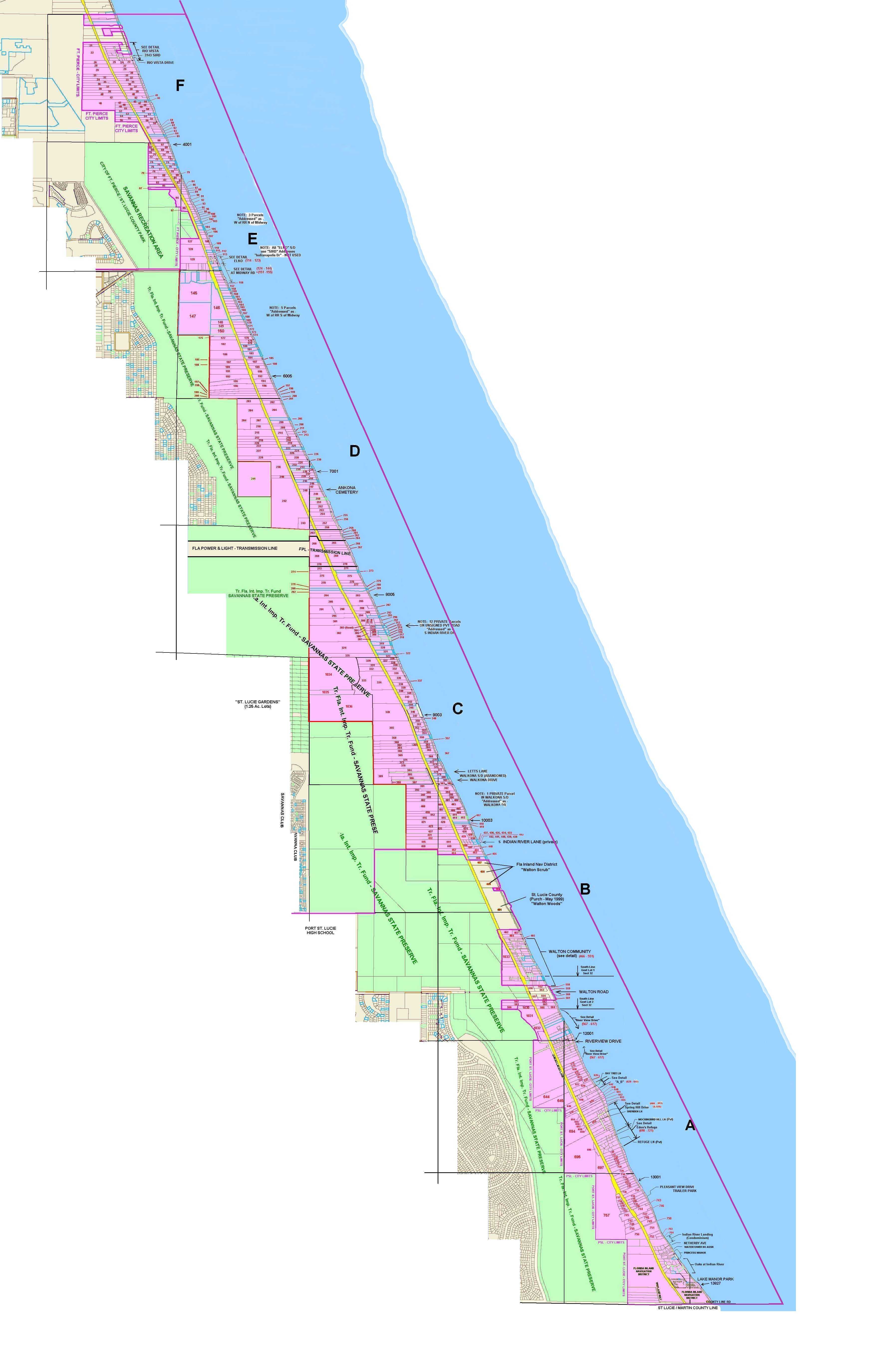 Map - Town of Indian River Drive