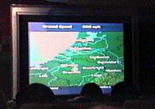 In Flight screen-map