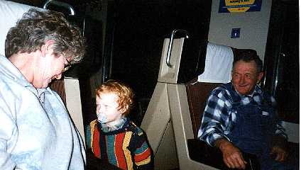 Little Boy Aloe - on the train back to Zurich