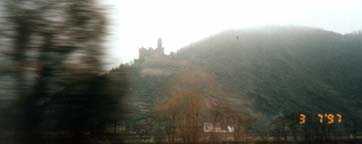 Castle in the mist - on The Rhine