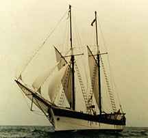 The Tironga - one of the 10 oldest wooden sailing ships afloat